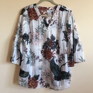 Creation L floral Phoenix blouse